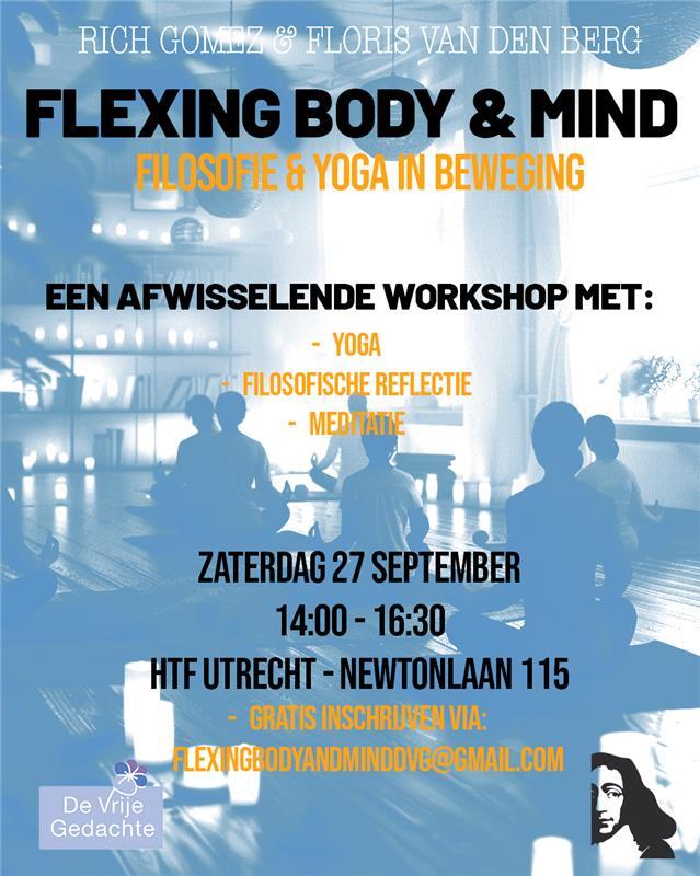 Filosofie & yoga sessie op zaterdag 27 september 2025